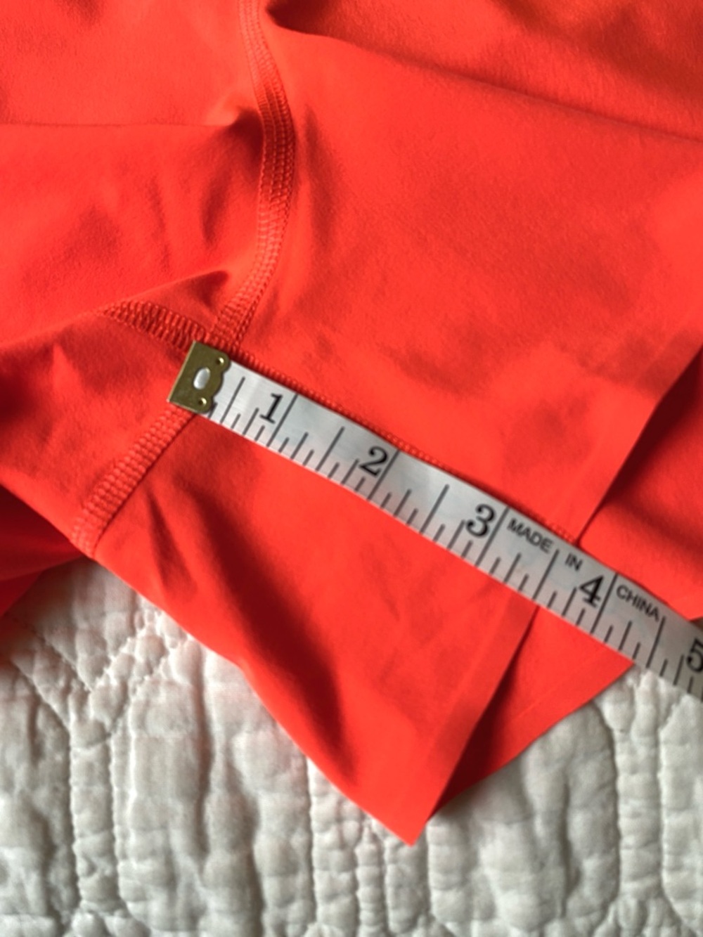 Athleta x Allyson Felix Bright Orange Legend Run With It Shorts Size M - Picture 6 of 14